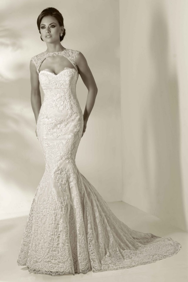 Srdcový výstrih s golierom, tvar morskej panny cristiano-lucci-návrhár-svadobné-šaty-dlhé