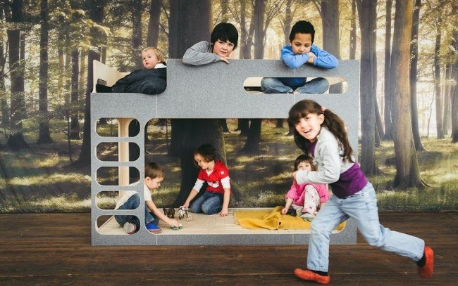 Poschodová posteľ Amber in the Sky detský nábytok Perludi Poschodová posteľ Amber in the Sky detský nábytok Perludi