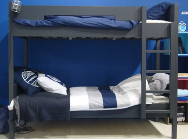 Mix antracitovej poschodovej postele Match-Bopita pre chlapcov Mix antracitovej poschodovej postele Match-Bopita pre chlapcov