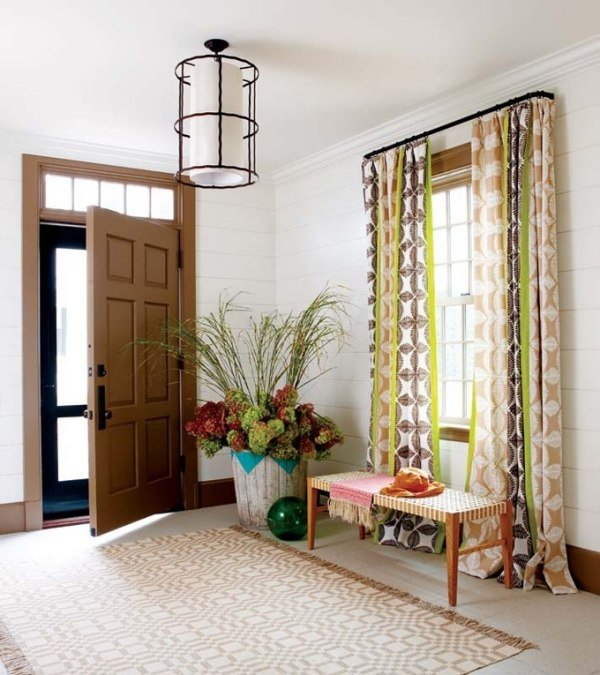 klasický okenný závesný vzor priesvitný