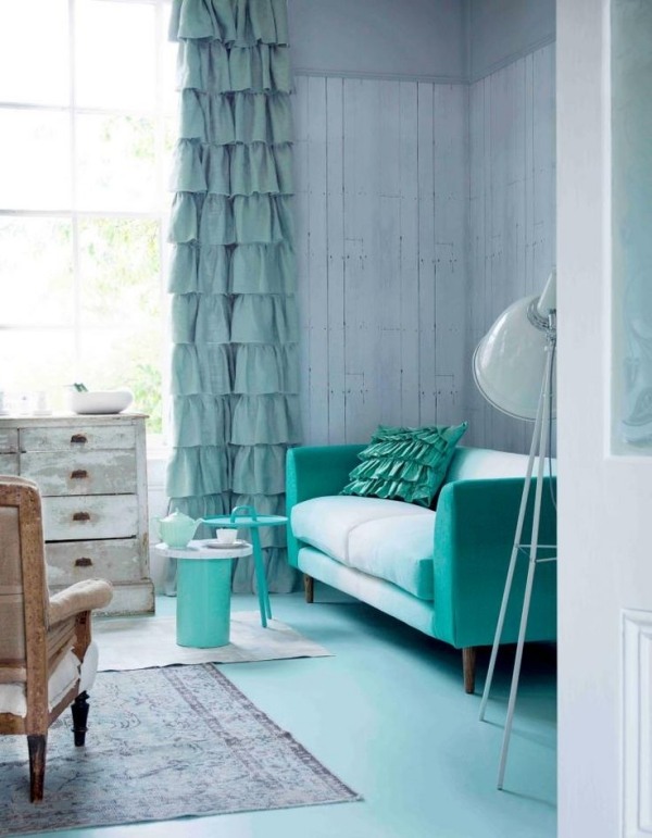 moderná záclona skladaná látková obývacia izba chrániaca pred slnkom