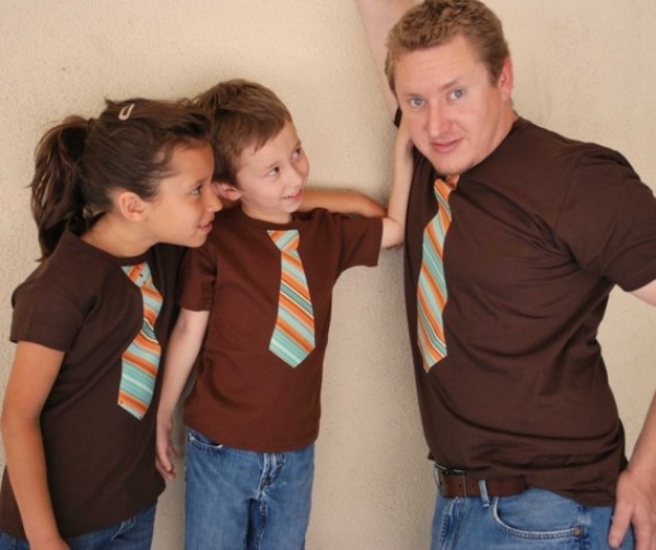 nápady-oblečenie-pre-otca-a-potomka-vtipné-vzrušujúce