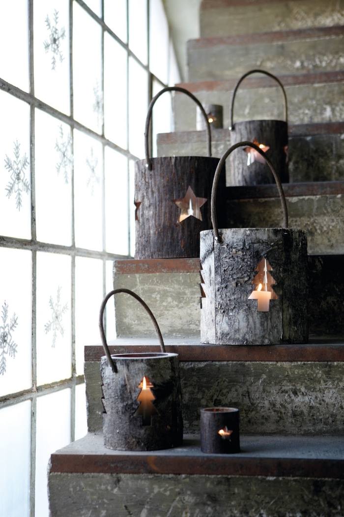rustikálna vianočná dekorácia - svietnik v kôre stromu vianočná dekorácia-škandinávska-rustikálna-svietnik-kôra stromu