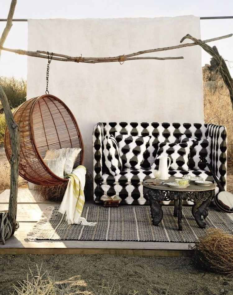 závesná stolička odolná voči poveternostným vplyvom v guľovom tvare ratanový závesný stoličkový záhradný sférický tvar odolný voči poveternostným vplyvom