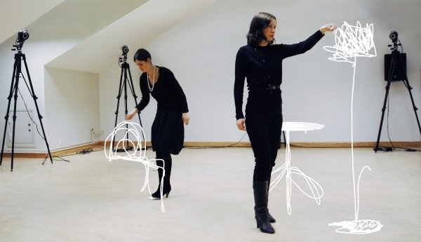 náčrtky nábytku Kolekcia náčrtov 3D tlačiarní Vpredu