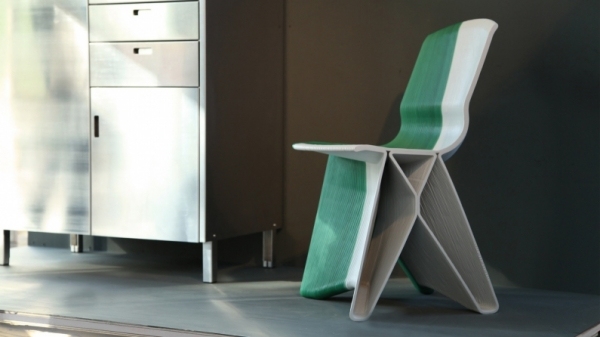 dirk vander kooij Stolička pre dizajnéra 3D tlačiarne