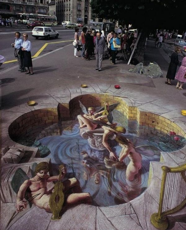 Kurt Wenner Streets 3D Art Kurt Wenner street 3d art painting