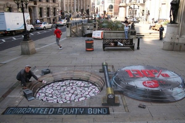 3d obrázok Julian Beever 3d obrázok Julian Beever Anglicko