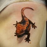 3D lézard tatouage - Példa fotó a tatouage fini sur 02032016 1