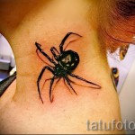 3D pók tetoválás - Példa fotó a kész tetoválásról 02032016 2