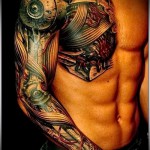 3d Tattoo Ärmel - Beispielfotos der fertigen Tätowierung 02032016 1