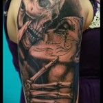 3d Tattoo Ärmel - Beispielfotos der fertigen Tätowierung 02032016 2