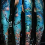 3d Tattoo Ärmel - Beispielfotos der fertigen Tätowierung 02032016 3