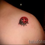 3d tetoválás Marienkäfer - Beispielfoto des fertigen Tätowierung auf 02032016 1
