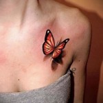 3D -s tetoválás lányoknak - Példa a kész tetoválásról a 02032016 -on 3