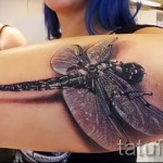 3D -Tattoos für Mädchen - Beispiel Foto des fertigen Tätowierung auf 02032016 1