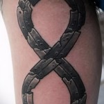 3D tetoválás végtelen 1