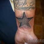 3D tetoválás csillag 2