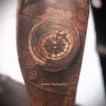 3D tetováló iránytű 1