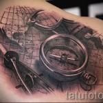 3D tetováló iránytű 3