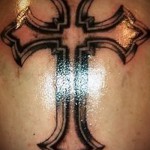 3D tetoválás keresztek 3