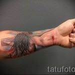 3D tetoválás az alkaron - példa egy kész tetoválás fényképére 02032016 -ból 4