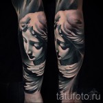 3D ujjú tetoválás - példa egy kész tetoválás fényképére a 02032016 -ból 6