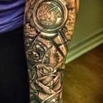 3D ujjú tetoválás - mintafotó a kész tetoválásról 02032016 9