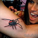 3D pók tetoválás - minta fotó a kész tetoválásról 02032016 -ból 4