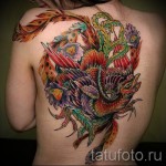 3d főnix tetoválás - példa egy kész tetoválás fényképére 02032016 -ból 1