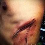 3D tetoválás hegek 1