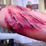 3D tetoválás hegek 3