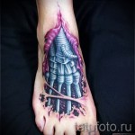 3D -s tetoválás lányoknak - példa egy kész tetoválás fényképére 02032016 13 -ból