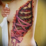 3D -s tetoválás lányoknak - példa egy kész tetoválás fényképére 02032016 20 -ból