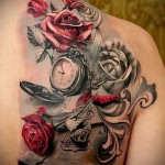 3D -s tetoválás lányoknak - példa egy kész tetoválás fényképére a 02032016 21 -ből