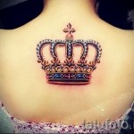 Couronne de tatouage 3d - példa a tatouage finis à partir de 02032016 fényképekre