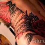Fleurs de tatouage 3d - Fotó példa a tatouage fini sur 02032016 2