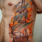 tetoválás 3D fotó férfiaknak - példa egy kész tetoválás fényképére 02032016 -ból 1