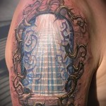 tetoválás 3D fotó férfiaknak - példa egy kész tetoválás fényképére 02032016 -ból 6
