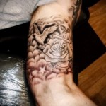 tetoválás 3D fotó férfiaknak - példa egy kész tetoválás fényképére 02032016 11 -ből