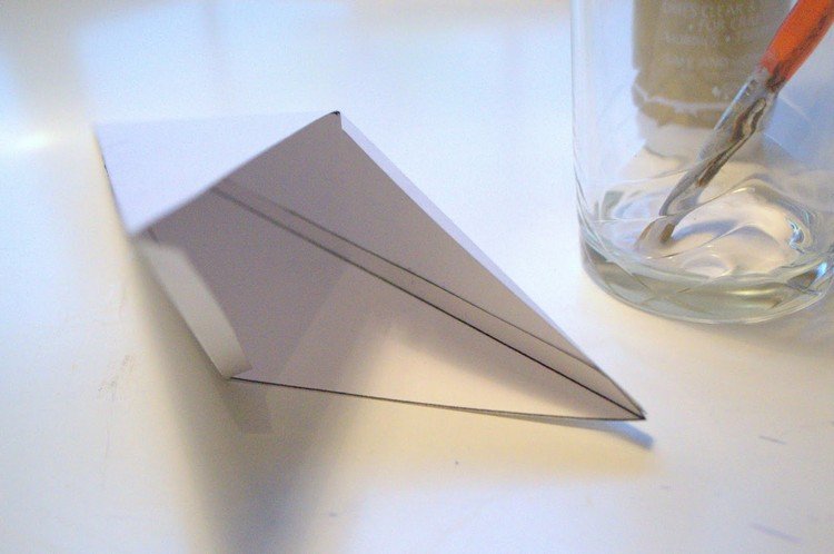 zložte a prilepte každý jeden bod Vianočné hviezdy-drotár-škandinávske-zubaté-skladané-okraje-lepidlo