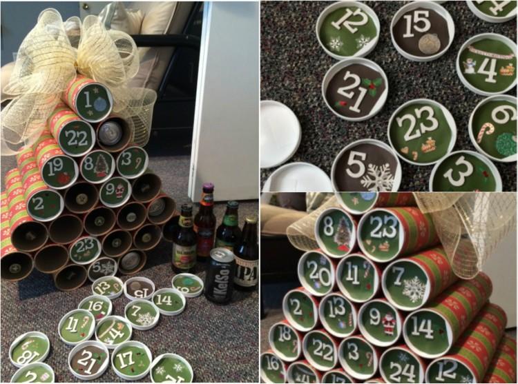 Vyrobte si vianočný stromček sami z prepravných trubíc Vytvorte si svoj vlastný adventný kalendár-pokyny na odosielanie e-mailov na tubu