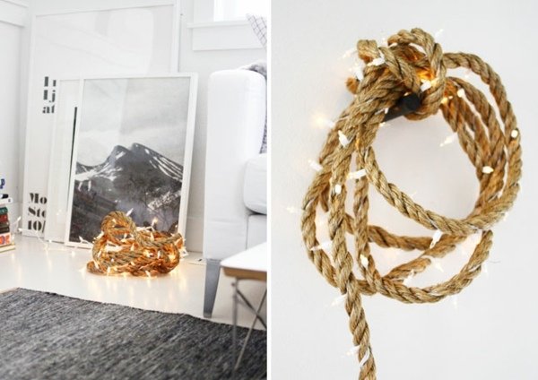 Lanové víly osvetľujú puristické nápady na zariadenie puristické nápady na zariadenie Vianoc