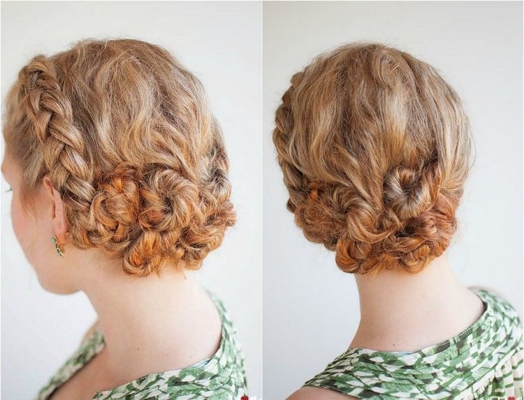 Cop a skrútené pramene vlasov cop-účesy-prírodné-kučery-urob si-sama-bočný vrkoč-skrútené pramene