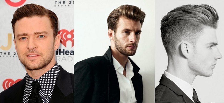 Pánsky účes Pompadour trendy v roku 2015 Nápady na účes ženícha-moderné-skvelé-pompadour