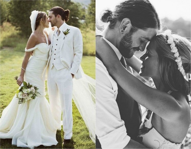 Ženích s dlhými vlasmi zopnutými do chvosta ženích-účes-nápady-dlhé vlasy-chvost-zviazané