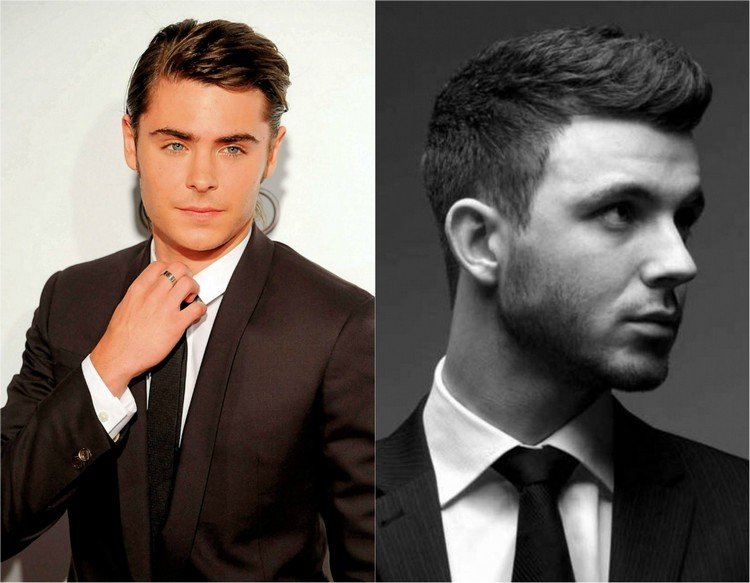 Príklady dobrých účesov a účesov ženích-účes-nápady-stylingový oblek