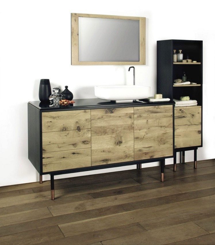 skrinka do umývadla-čierna-drevená predná doska-umývadlo-BIANCHINI-CAPPONI