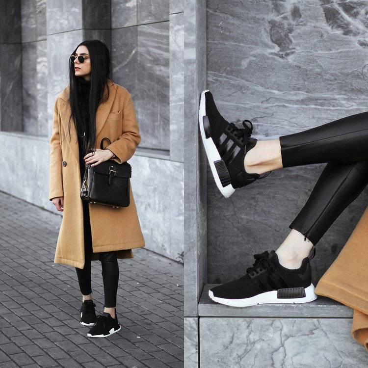 Tenisky Adidas z kolekcie NMD z čiernej kože