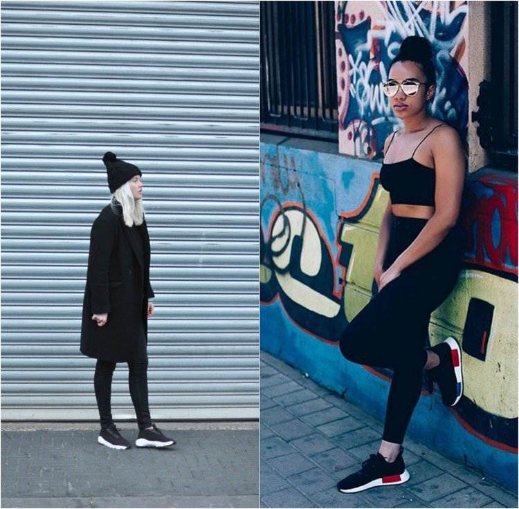 Dámska streetová bunda Adidas NMD v čiernej farbe